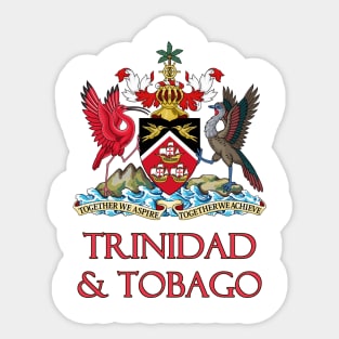 Trinidad & Tobago - Coat of Arms Design Sticker